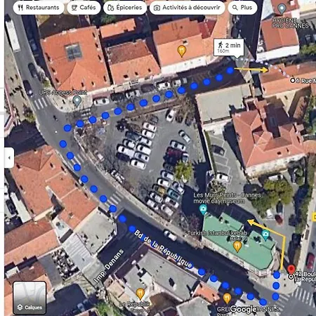 Grand Studio, Parking Prive, Cuisine Separee Cannes